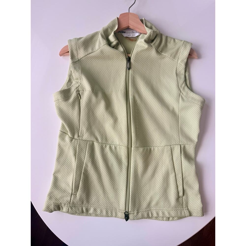 Light green Salomon zip up vest- Size M